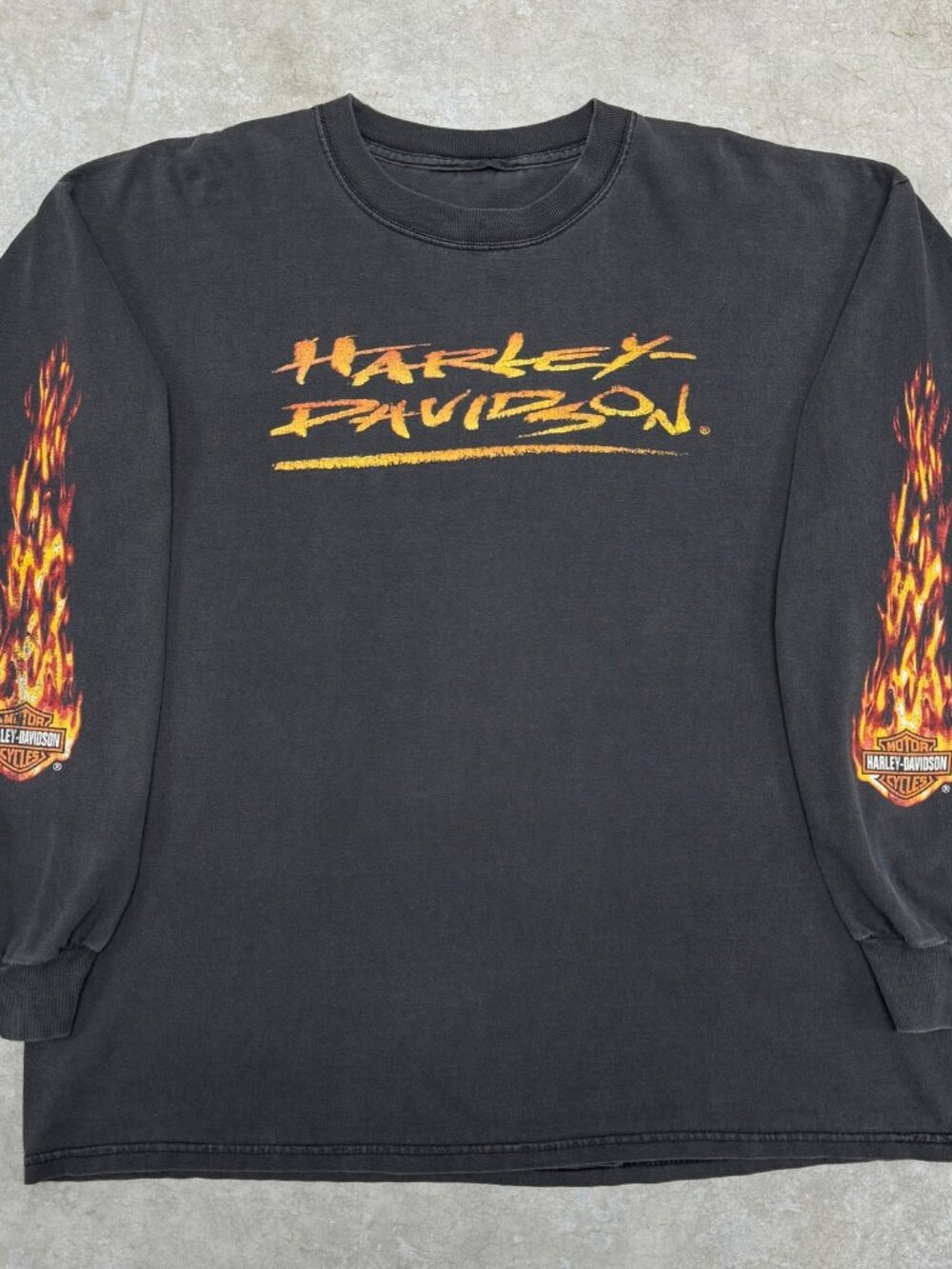 Vintage Harley Davidson Flame Longsleeve Vancouver
